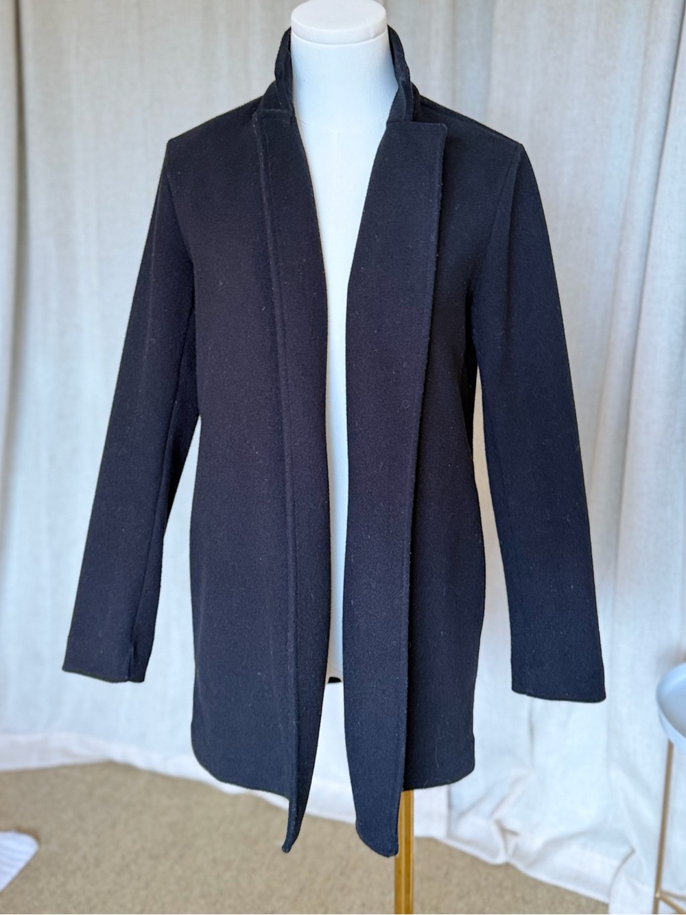 Banana Republic Black Open Front Blazer Jacket